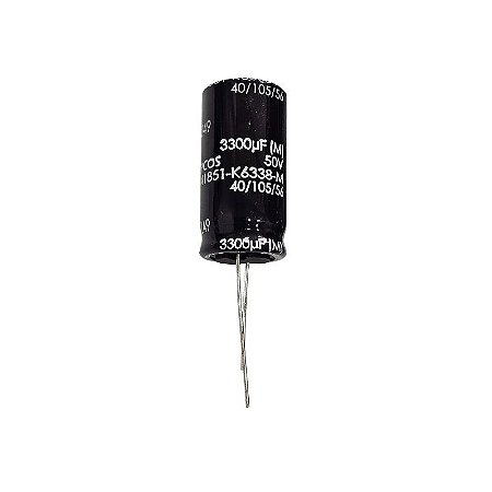 Capacitor Eletrolítico 3300uF x 50V RD 105° 18DX35A B41851-K6338-M Epcos