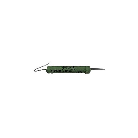 Resistor 820R 10W 10% Axial Verde Fead