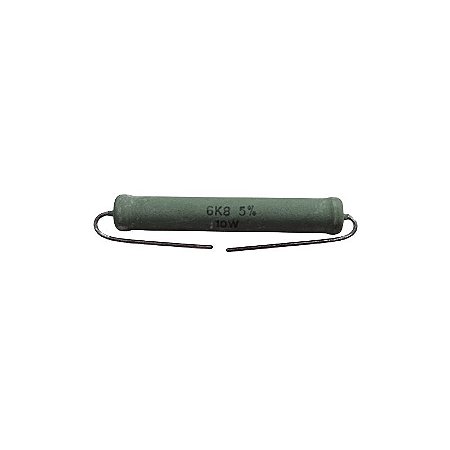 Resistor 6K8 10W 5% Axial Verde