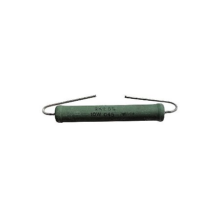 Resistor 2K2 10W 5% Axial Verde Twt