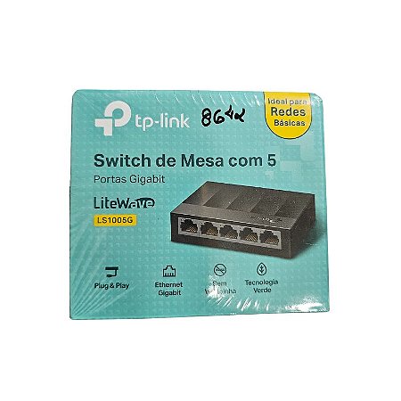 Switch de Mesa Com 5 Portas Gigabit LS1005G