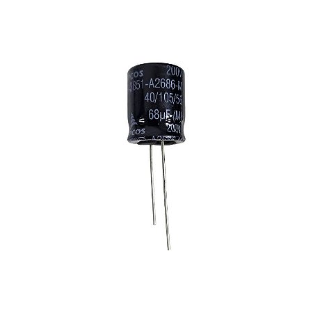 Capacitor Eletrolítico 68uF x 200V RD 105º Epcos