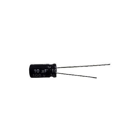Capacitor Eletrolítico 10uF x 100V RD 105° Jwco