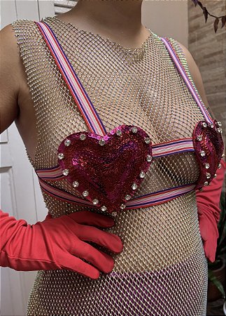 Top Amor Vermelho