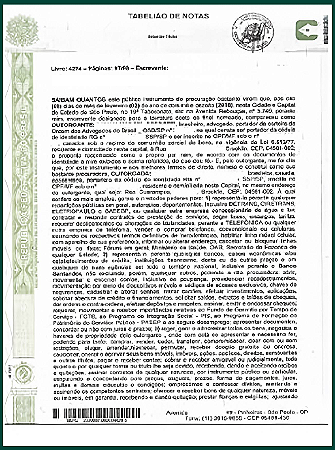 CERTIDAO DE ESCRITURA DE EMANCIPAÇÃO
