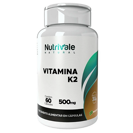 Vitamina K2 MK-7 60 cápsulas - Nutrivale