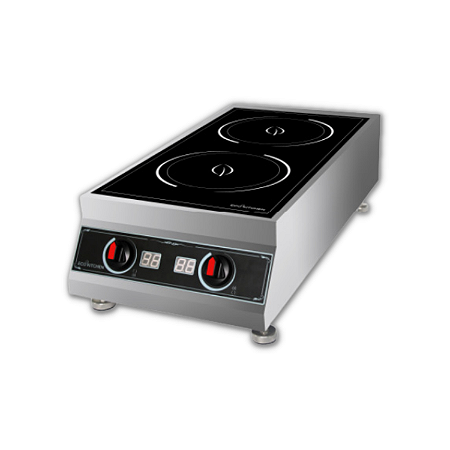 Fogão de Indução de Bancada - 2 Bocas  ( 3500 W Cada )