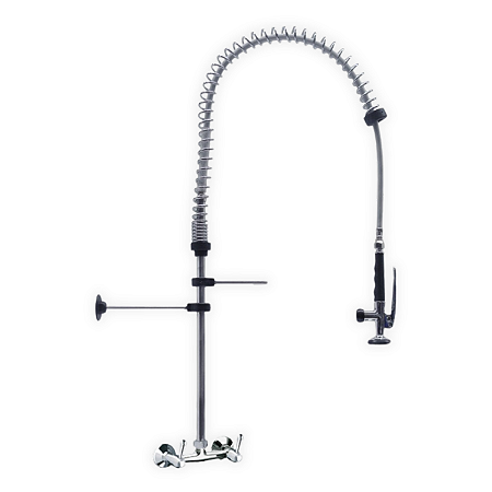 Esguicho de Pré-Lavagem de Parede Com Misturador Água Quente & Fria ( 200 mm )