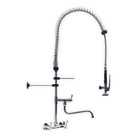 Esguicho de Pré-Lavagem de Parede Com Torneira Extra, Com Misturador ( 200 mm )