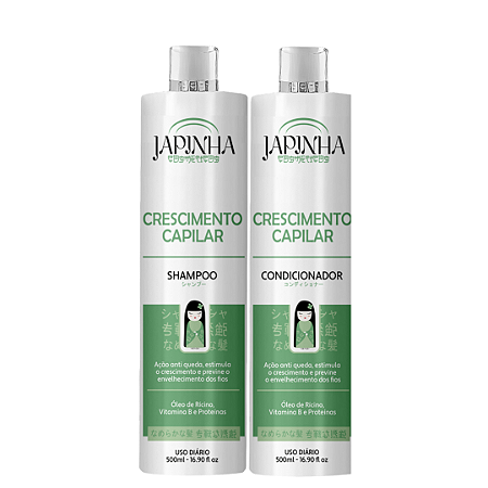 Japinha Crescimento Shampoo e Condicionador 500ml