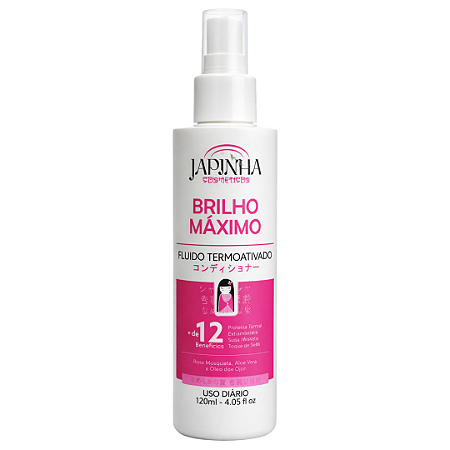 Japinha Protetor Térmico Brilho Máximo 120ml