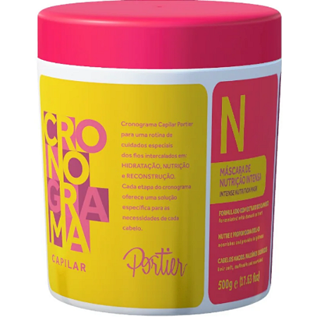Cronograma Capilar Portier Máscara de Nutrição Intensa 500g