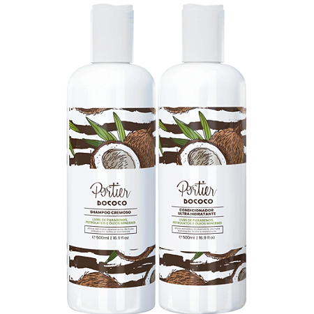 Kit Portier DOCOCO - Shampoo e Condicionador 500ml