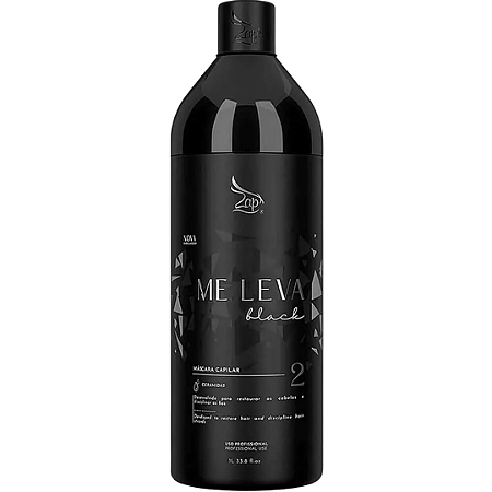 Progressiva Zap Me Leva Black Passo 2 Máscara 1L