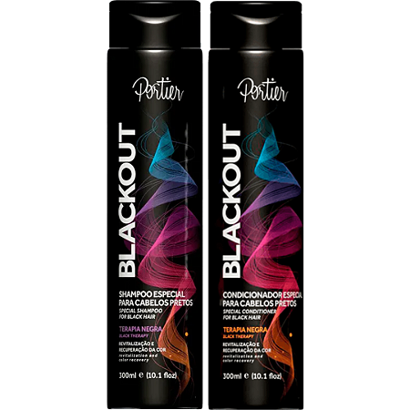 Portier Blackout Shampoo + Condicionador 300ml