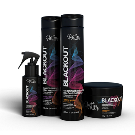 Kit Portier Blackout Completo - 4 Peças