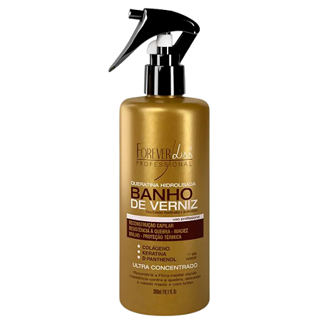 Forever Liss Banho De Verniz Queratina Hidrolisada 300ml
