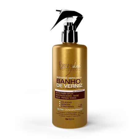 Queratina Hidrolisada Banho de Verniz Forever Liss 300ml