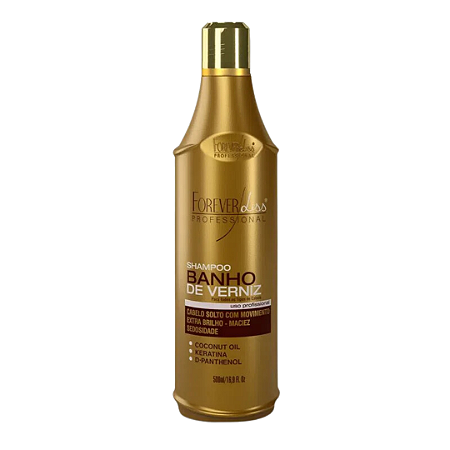 Shampoo Banho De Verniz Forever Liss 500ml