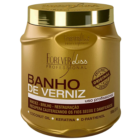 Forever Liss Banho De Verniz Brilho Máscara Hidratante 1kg