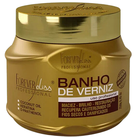 Máscara Banho De Verniz Forever Liss 250g