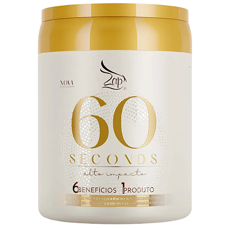 Zap Botox Máscara 60 Segundos Alto Impacto Hidratação 950g
