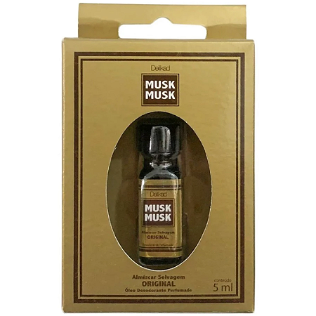 Almiscar Selvagem Delikad Musk Musk Óleo Perfumado 5ml