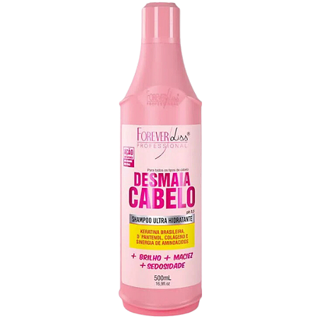 Shampoo Desmaia Cabelo Forever Liss 500ml