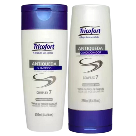 Shampoo e Condicionador Antiqueda Tricofort 2x250ml