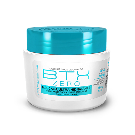 Forever Liss Máscara Btx Zero Ultra Hidratante 150g Tratamento Realinhamento Capilar