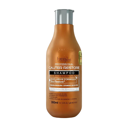 Shampoo Cauterização Cauter Restore Forever Liss 300 ml
