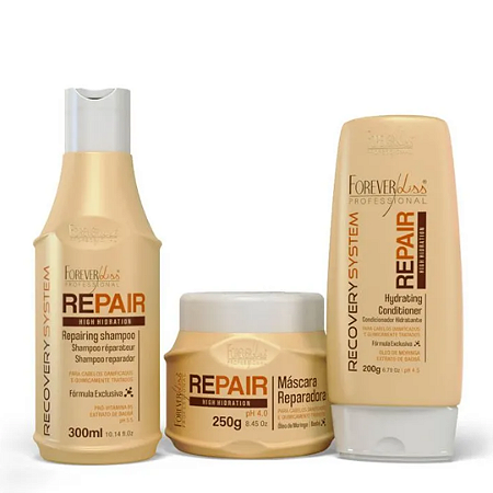 Kit Force Repair Reparação em Casa Forever Liss Original!