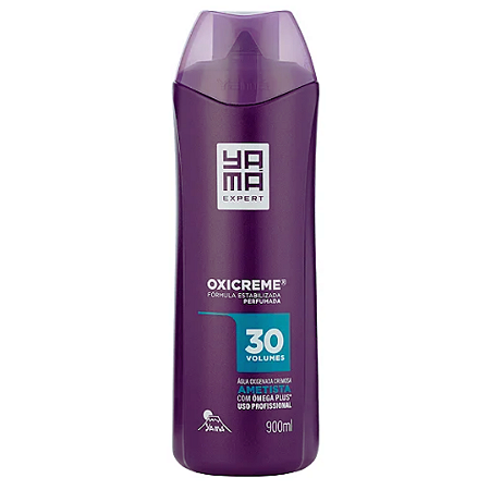 Água Oxigenada Yamá Cremosa Oxicreme Ametista 30vol 900ml