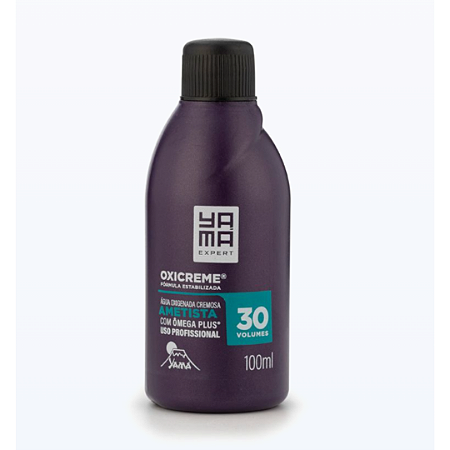 Água Oxigenada Yamá Cremosa Oxicreme Ametista 30vol 100ml