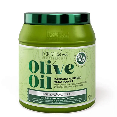 Máscara de Umectação Capilar Olive Oil 950g Forever Liss