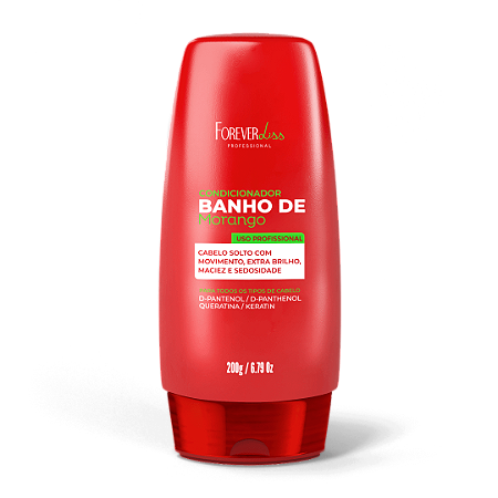 Condicionador Banho de Verniz Morango Forever Liss 200g