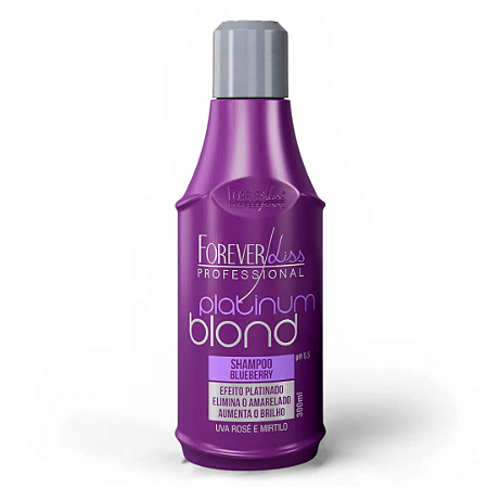 Shampoo Matizador Platinum Blond Forever Liss 300ml Original!