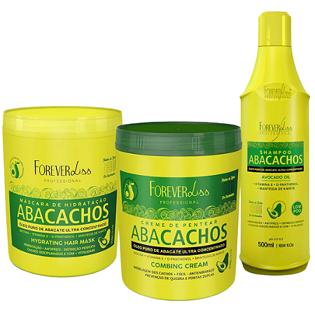 Kit Completo Abacachos Forever Liss Máscara 950g Original!