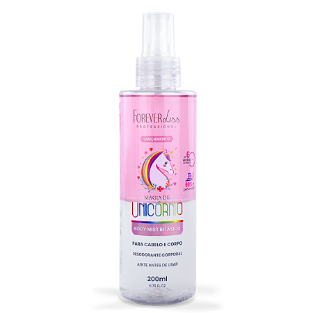 Body Splash Magia De Unicórnio Forever Liss 200ml