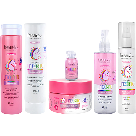 Kit Completo Mágia De Unicórnio Forever Liss Original