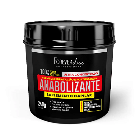 Forever Liss Anabolizante Máscara 240g – Hidratação e Fortalecimento