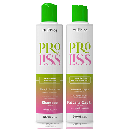 Kit Progressiva Proliss Sem Formol 2x300ml - Myphios
