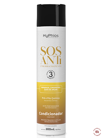 Condicionador Sos Antiemborrachamento 300ml Myphios