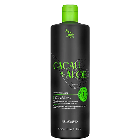 Zap Cacau e Aloe Escova Progressiva Máscara 500ml