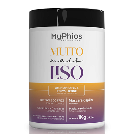 Máscara Hidratação Capilar Muito Mais Liso 1Kg - Myphios