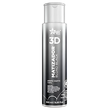 Matizador Magic Color Blond Black 3d Efeito Grafite 500ml