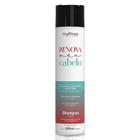 Shampoo Reconstrução Renova Meu Cabelo 300ml Myphios