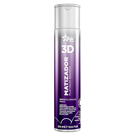 Matizador Magic Color Platinum Branco 3d Platinado 300ml
