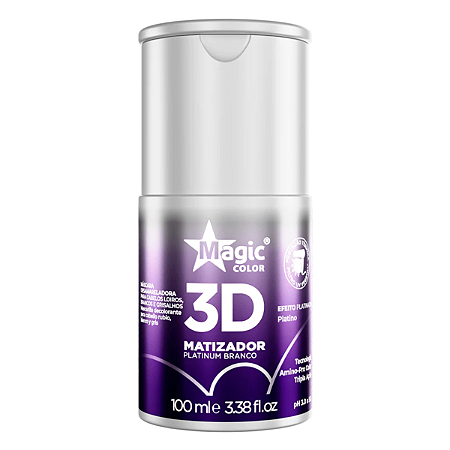 Matizador Magic Color Platinum Branco 3d Platinado 100ml