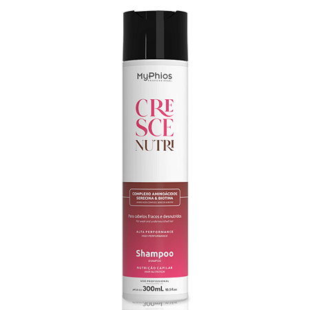 Shampoo Nutrição Capilar Cresce Nutri 300ml Myphios